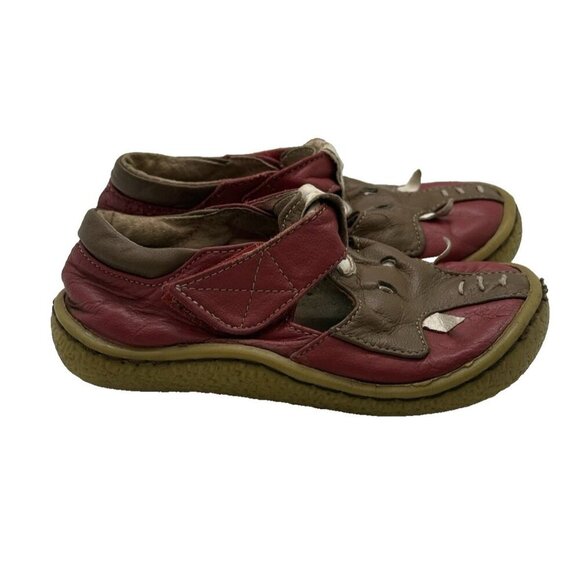 Livie & Luca Elephant Mary Jane Toddler Girl Size 7 Casual Mary Janes Red Shoes - Picture 1 of 10